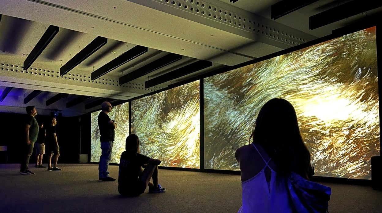 El Sónar expone desde ayer la instalación audiovisual inmersiva 'Transient', del artista digital italiano Davide Quayola, en el Hotel ME Barcelona