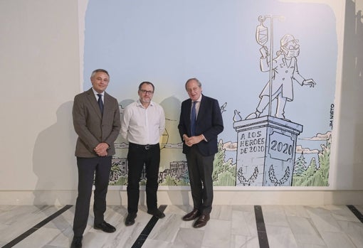 Alberto García Reyes, José María NIeto y Álvaro Rodríguez Guitart