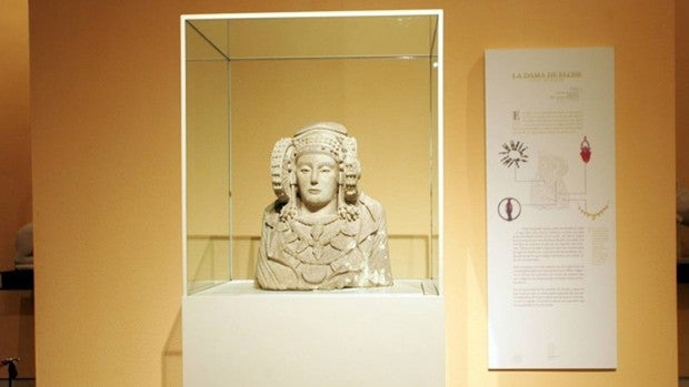 La 'Dama de Elche', en el Museo Arqueológico Nacional