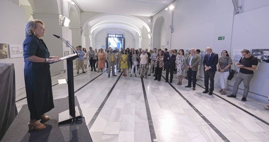 Pilar Serrano durante su intervención en La Galería de ABC