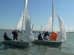 Alejandre y Martín Lagos, campeones de la Copa de Andalucía de Snipe