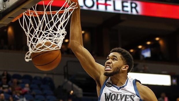 Karl Anthony Towns, jugador de los Timberwolves