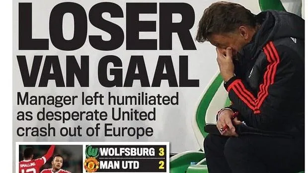 Lluvia de críticas al «perdedor» Van Gaal