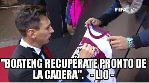 Los mejores memes de la gala del Balón de Oro 2015