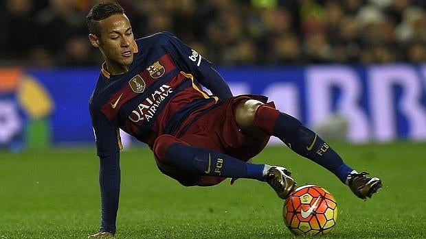 Neymar, ausencia en La Rosaleda