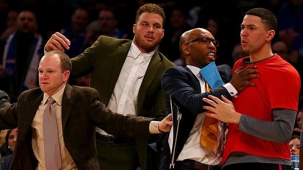 Blake Griffin, a puñetazos contra el utillero de su equipo