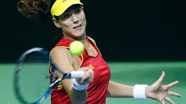 Muguruza vence a Jankovic y España peleará por el ascenso al Grupo Mundial