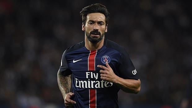 Ezequiel Lavezzi, con el PSG