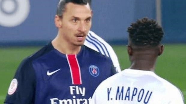 Ibrahimovic se encara con Mapou