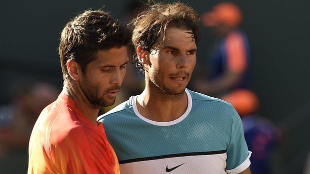 Rafa Nadal con Fernando Verdasco