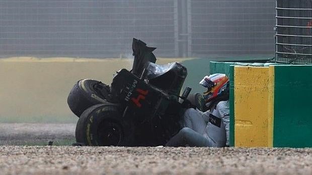 Terrible accidente de Alonso