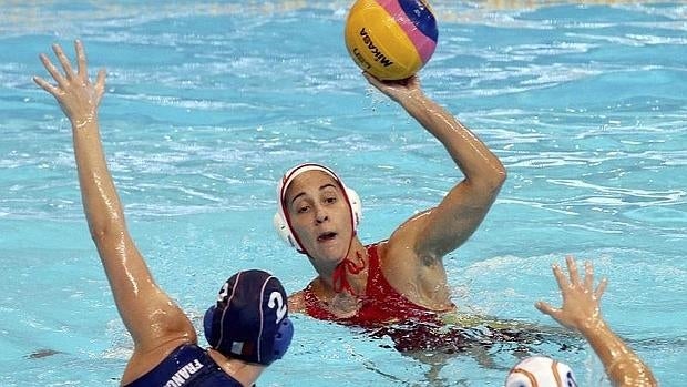 Una imagen de archivo de un partido de la selección española de waterpolo