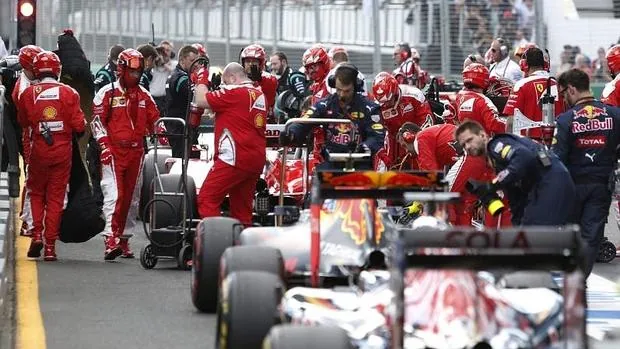 Una imagen durante el Gran Premio de Australia
