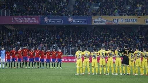 España y Rumanía, antes de su partido