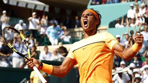 Rafa Nadal, tras vencer a Ansy Murray en Montecarlo