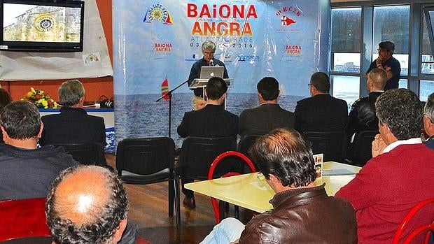 Augusto Silva en un momento de la presentación