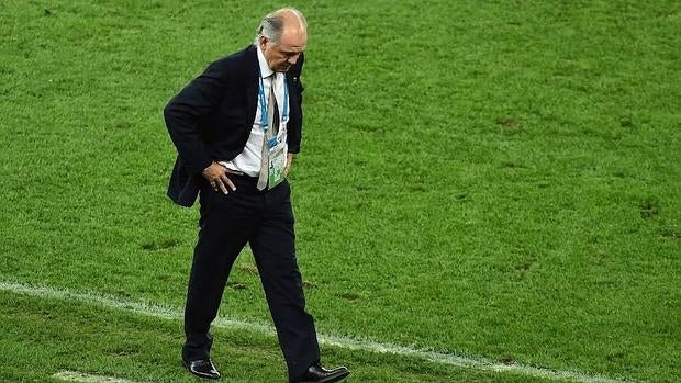 Sabella, durante el Mundial de Brasil