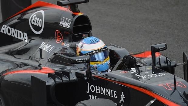 Alonso, al volante del McLaren-Honda