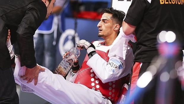 Mourad Laachraoui, durante la final del campeonato de Europa