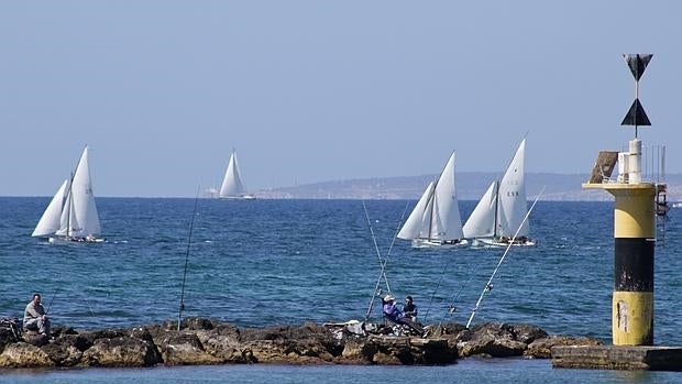 El espectáculo de la Vela Latina llega a Cala Gamba