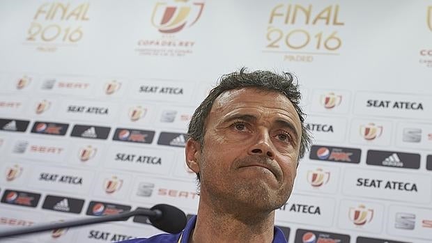 Luis Enrique, entrenador del Barcelona