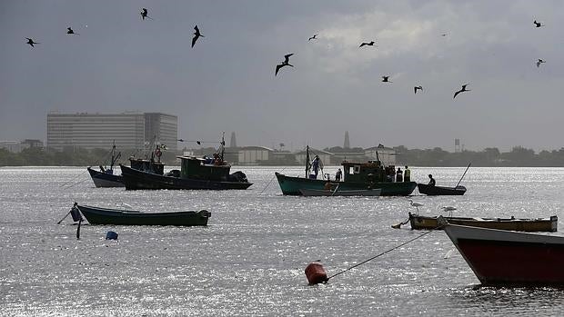 Vista de la zona en la que se celebrarán las pruebas de vela en los Juegos de Río 2016