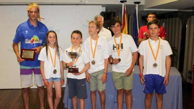 Vibrante final del Campeonato de Baleares de Optimist por equipos