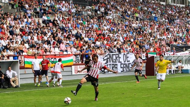 La UD Logroñés llega a la cita contra el filial sevillista con un gol en contra (0-1)