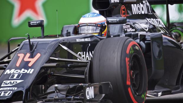 La tremenda derrapada de Alonso en el circuito de Montreal