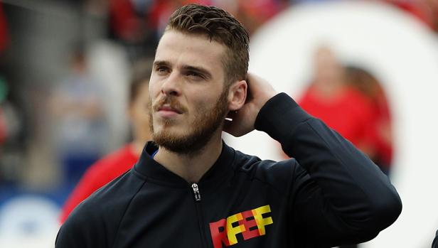 David de Gea, en el partido de debut en la Eurocopa ante la República Checa