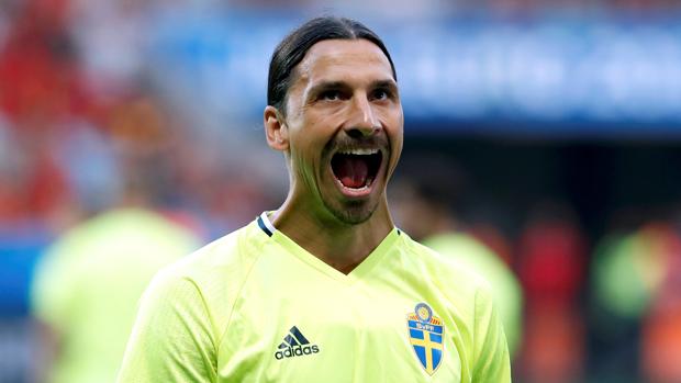 Zlatan Ibrahimovic, durante la Eurocopa de Francia