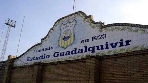 El Estadio Gudalquivir, donde juega sus partidos el Coria