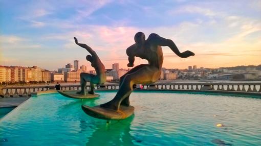 La Liga Mundial de Surf desde el martes en la playa de Caión