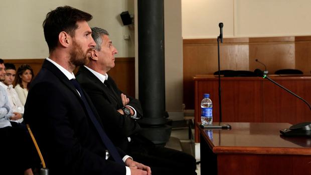 Leo Messi, durante el juicio