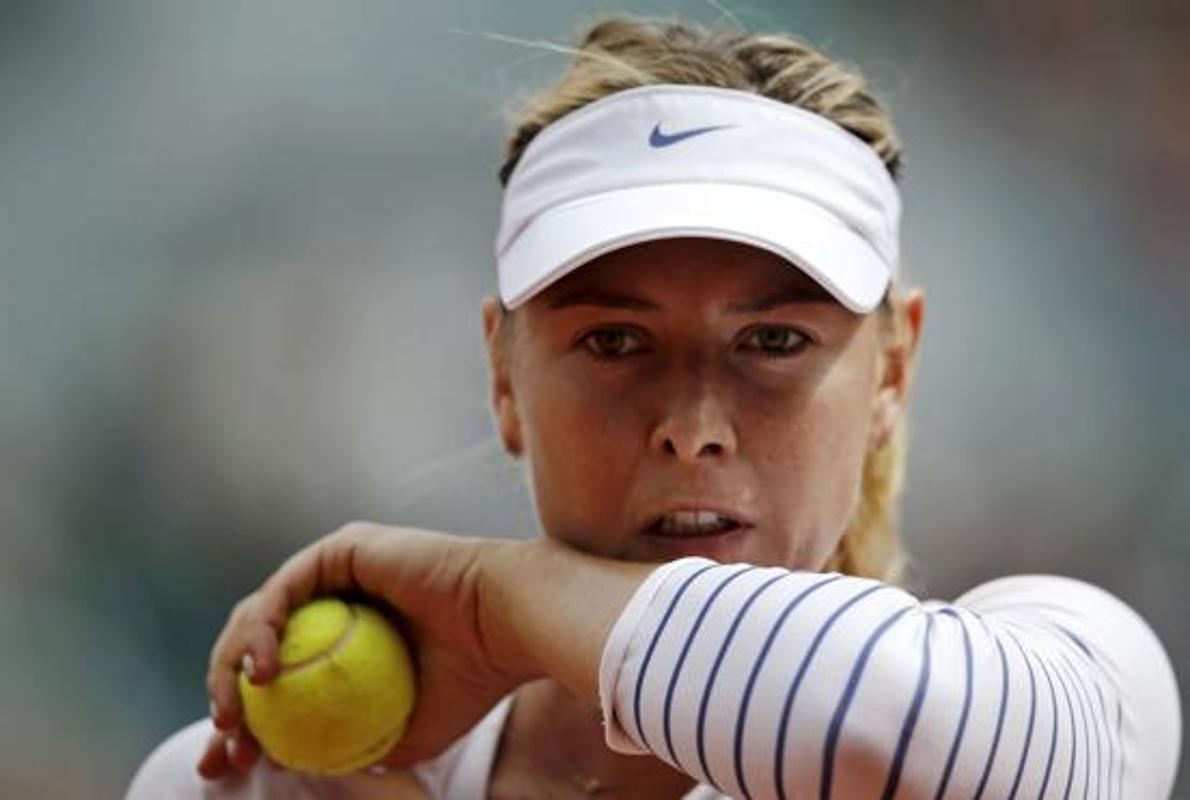 Maria Sharapova, durante Roland Garros.