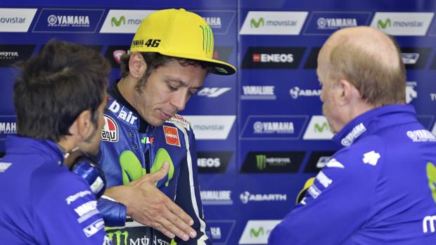 La bronca de Yamaha a Rossi