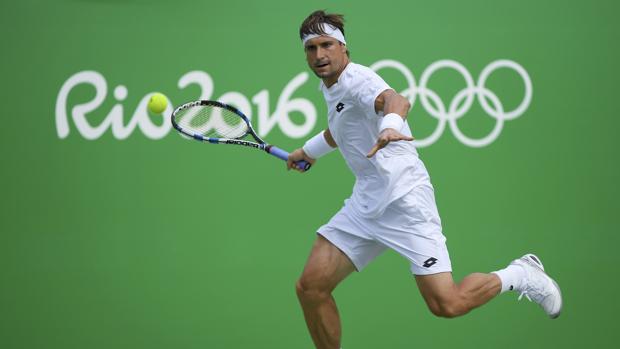 David Ferrer, en su estreno en Río 2016