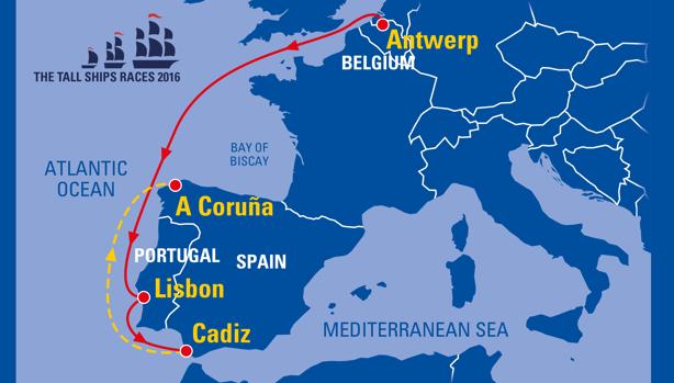 La Coruña acogerá del 11 al 14 de agosto la Tall Ships Races