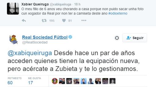 La Real Sociedad enciende Twitter por negarle la entrada a un niño que no llevaba la equipación nueva