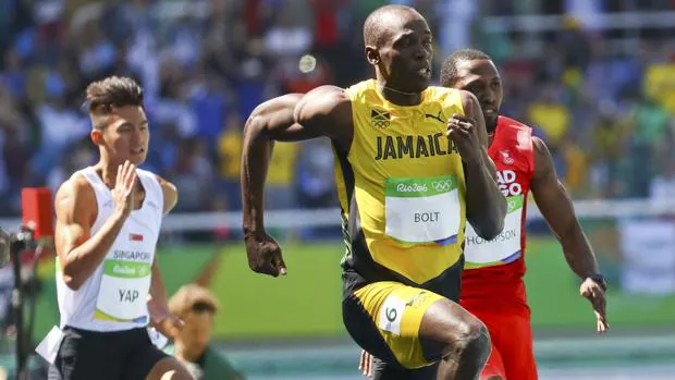Usain Bolt gana su serie de los 100