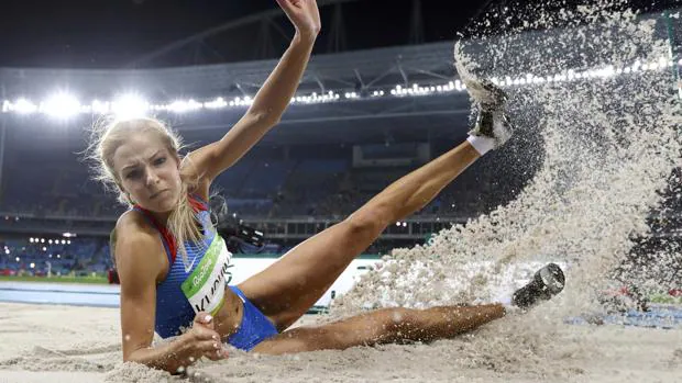 Darya Klishina es la única atleta rusa presente en Río 2016