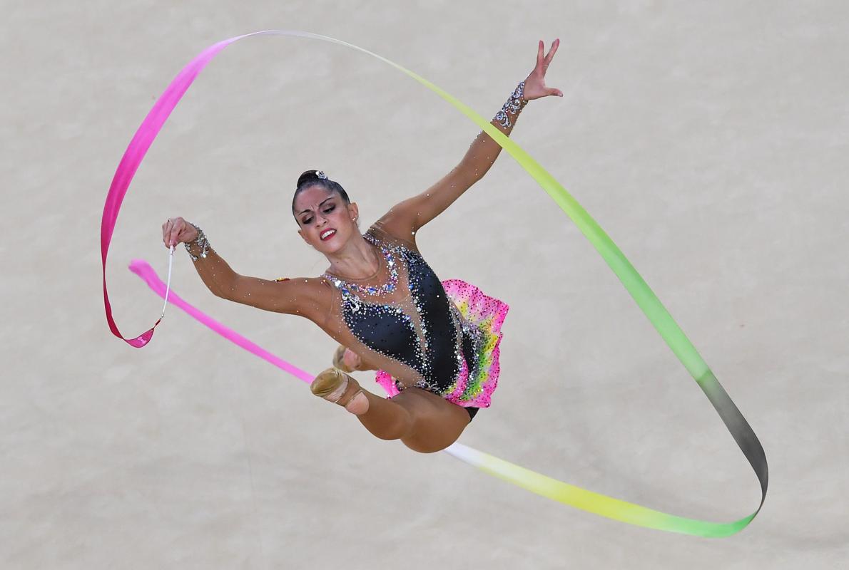 Carolina Rodríguez en acción