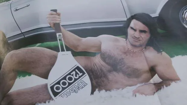 Una de las imágenes del anuncio de Federer