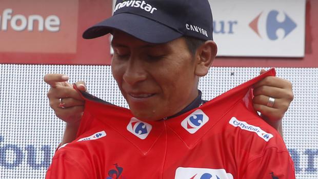 Quintana, jersey rojo de la Vuelta