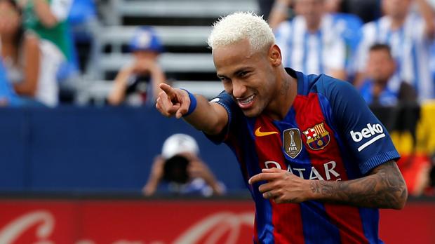 Neymar, en una imagen del Leganés-Barcelona