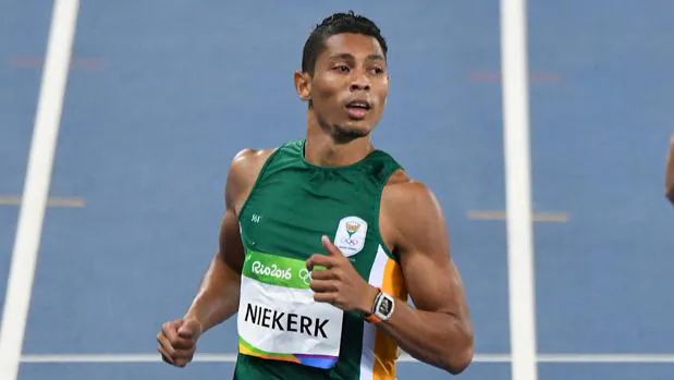 Wayde van Niekerk, en la final del 400 de los Juegos de Río