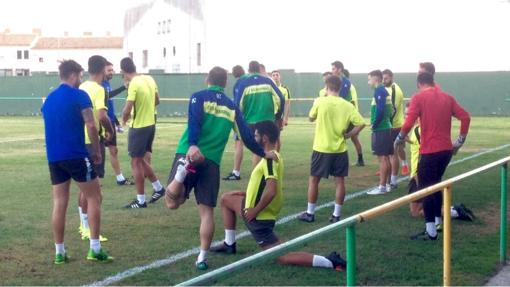 Entrenamiento de la UD Los Barrios