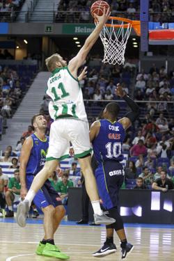 Luka Zoric, primer anotador del Betis Energía Plus en partido oficial