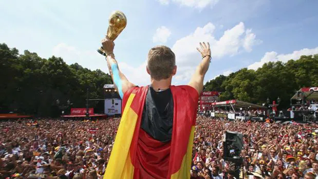 Alemania celebra su último Mundial conquistado en Brasil 2014