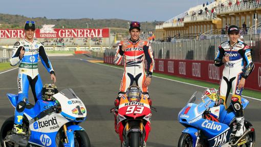 El triplete de Márquez, en números